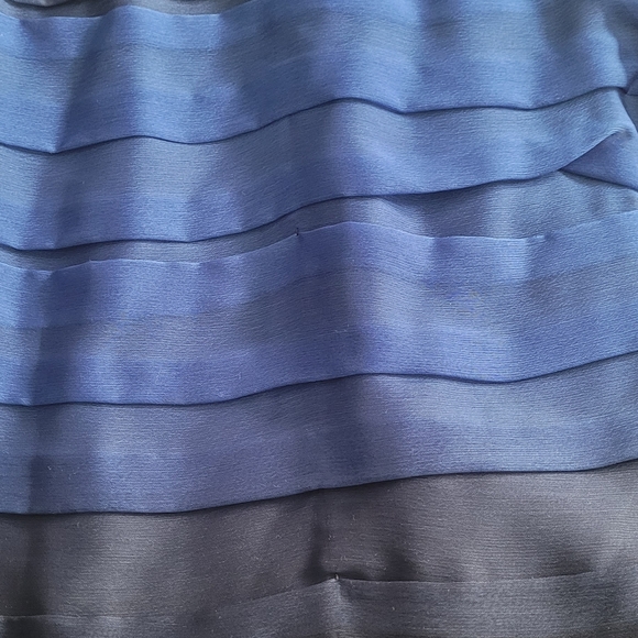 Blue Ombre Cocktail Dress - Picture 6 of 12